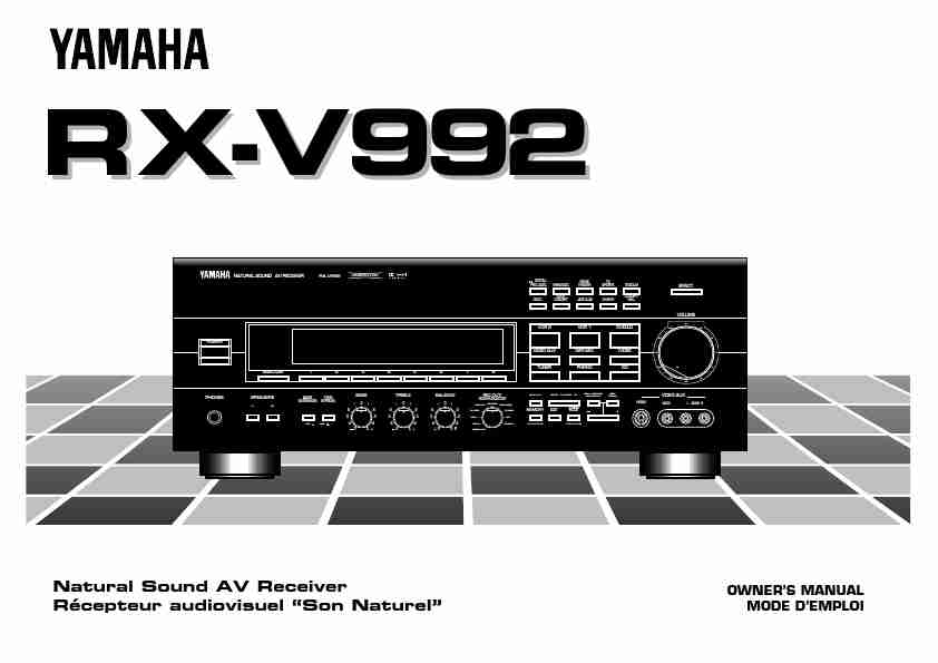 Yamaha Stereo System RX-V992-page_pdf